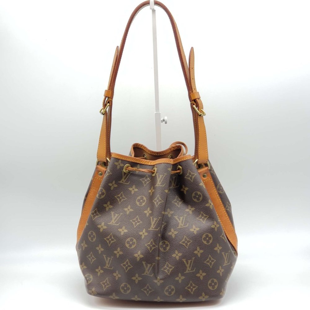 100% AUTHENTIC LOUIS VUITTON MONOGRAM PETIT NOE DRAWSTRING BAG #0450 - Picture 3 of 16